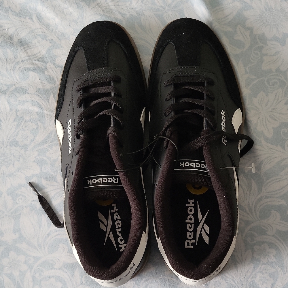 Reebok Black and White Classic Sneakers